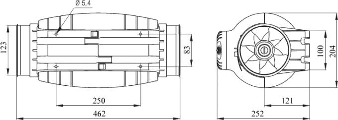 Вытяжной вентилятор Soler&Palau TD 350/100 N Silent