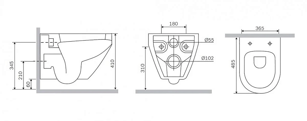 Инсталляция Geberit с безободковым унитазом Am.Pm Spirit FlashClean C701700WH 2.0, сиденье микролифт, комлпект