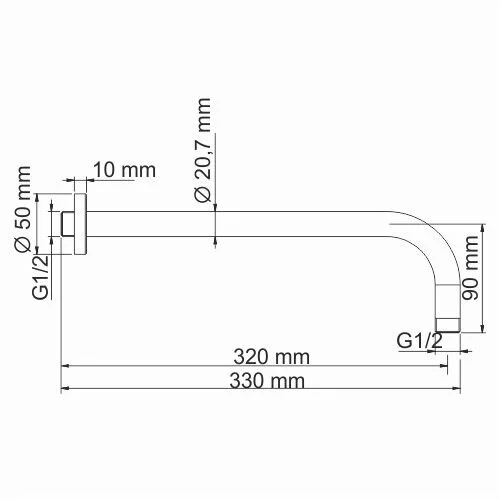 Душевая система WasserKRAFT Tauber 6400 A6451.097.121 серый