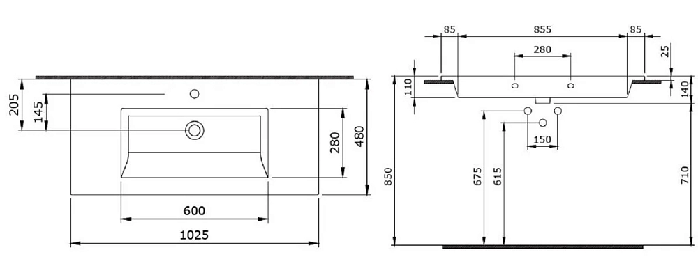 Раковина Bocchi Milano 1105-007-0126 бежевый