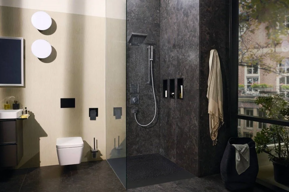 Смеситель для душа Hansgrohe ShowerSelect 15581140 бронза