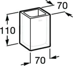 Стакан Roca Ice 816860009