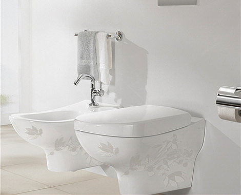 Крышка-сиденье Villeroy & Boch My Nature Plus 9M33 S1R1 с микролифтом петли хром