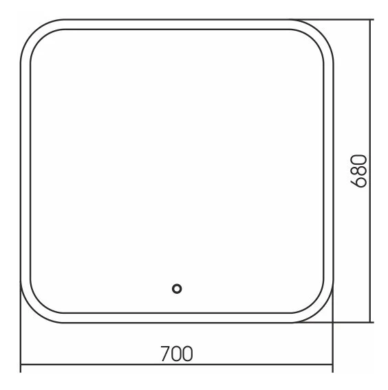 Зеркало Grossman Comfort 670680 белый