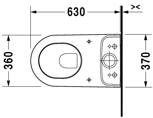 Напольный унитаз Duravit Darling New 2138090000