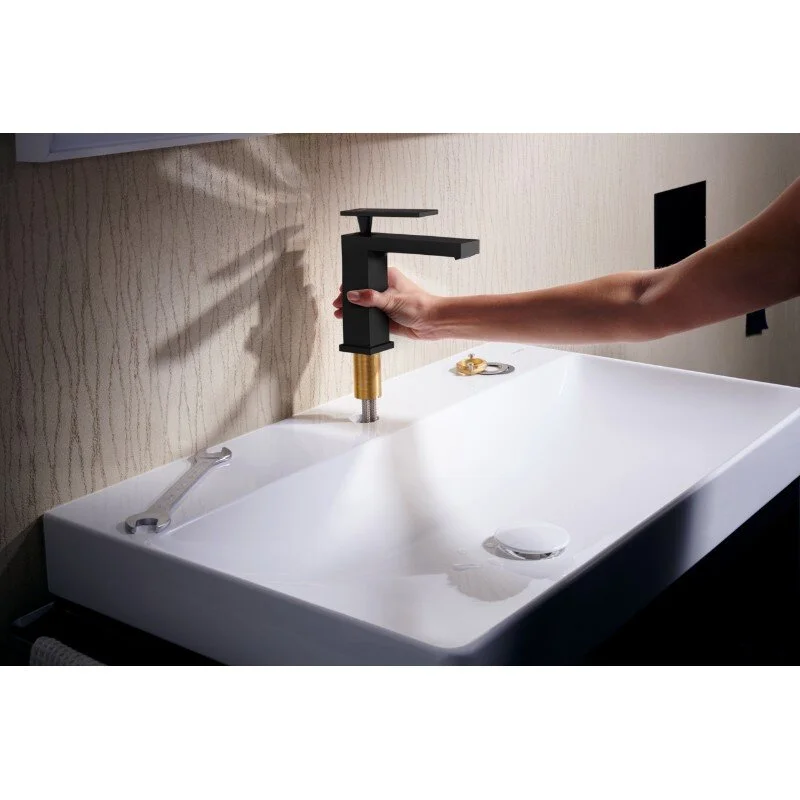 Смеситель для раковины Hansgrohe Tecturis E 73210670 черный