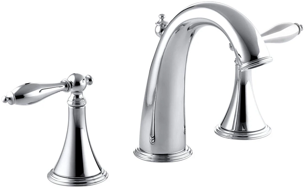 Смеситель для раковины Kohler Finial Traditional K-310-4M-CP хром