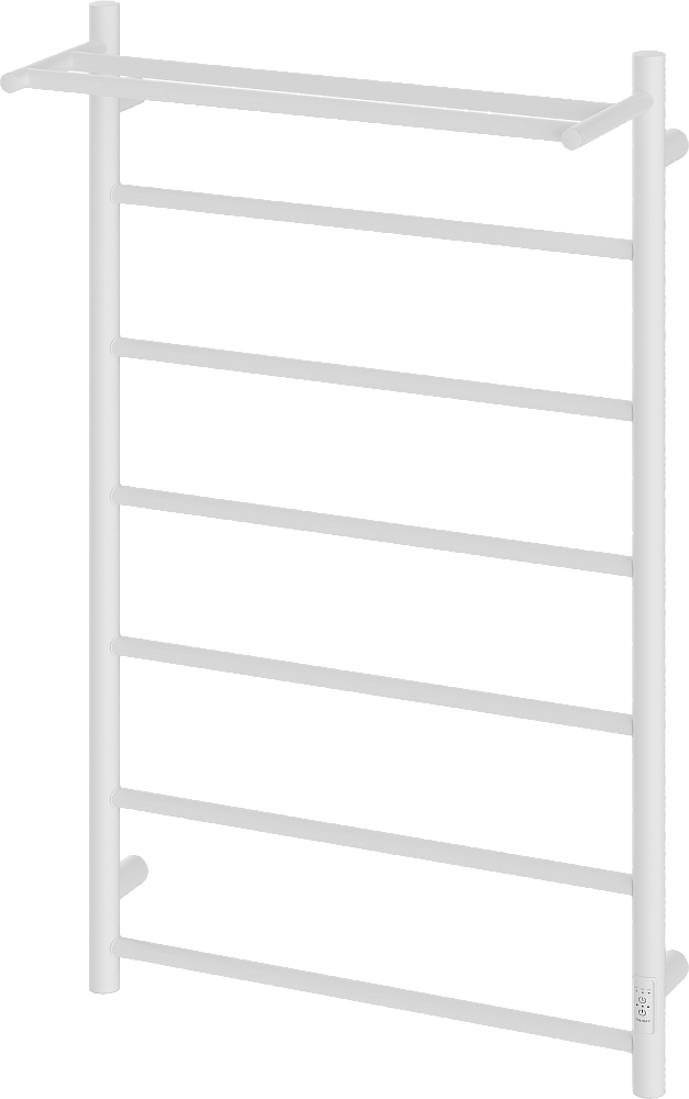 Полотенцесушитель электрический Ewrika Сафо PN 100х60, с полкой, белый матовый