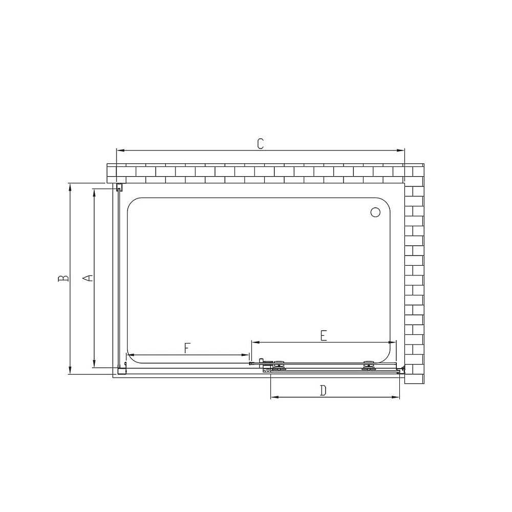 Душевой уголок Vincea Soft VSR-3SO8016CL 160x80, хром, стекло прозрачное