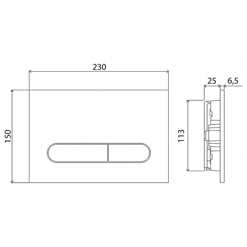 Комплект унитаза с инсталляцией BelBagno Due BB3103CHR/SC/BB002-80/BB005-PR-CHROME с сиденьем микролифт и клавишей смыва хром