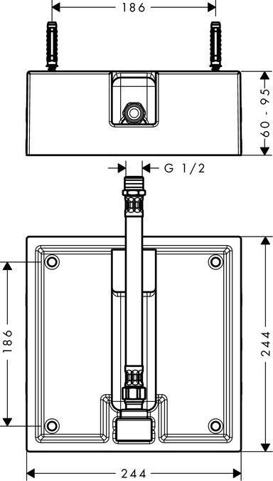 Монтажная коробка Hansgrohe 26471180