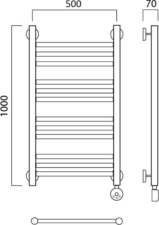 Полотенцесушитель электрический Aquanerzh Прямая 00-12A10050_R