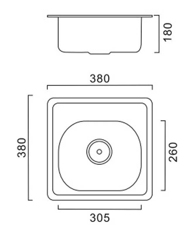 Кухонная мойка Haiba HB3838 хром