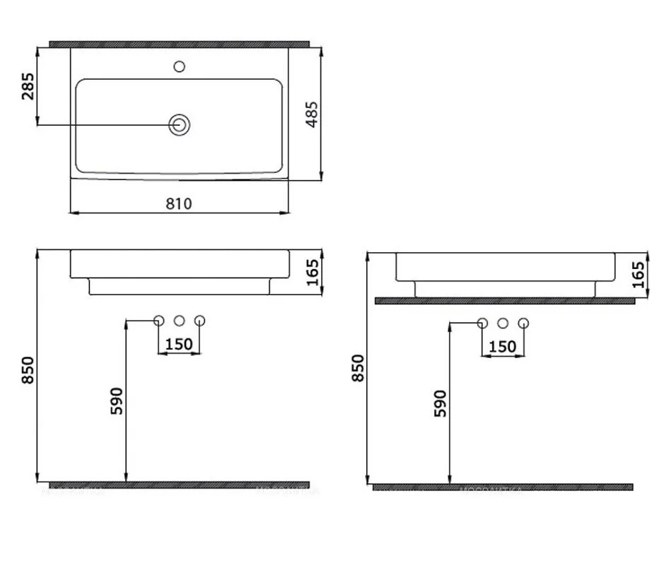 Раковина накладная Bocchi Scala Arch 1078-005-0126 черный