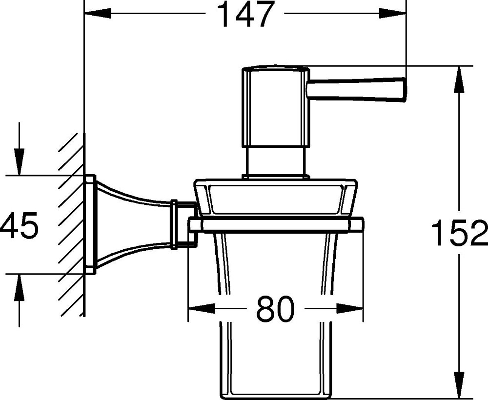 Дозатор Grohe Grandera 40627000