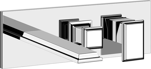 Смеситель для ванны с душем Gessi Eleganza 46136#031, хром