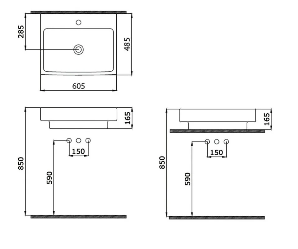 Раковина накладная Bocchi Scala Arch 1077-004-0126 черный