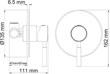 Гигиенический душ WasserKRAFT Main A14156, хром