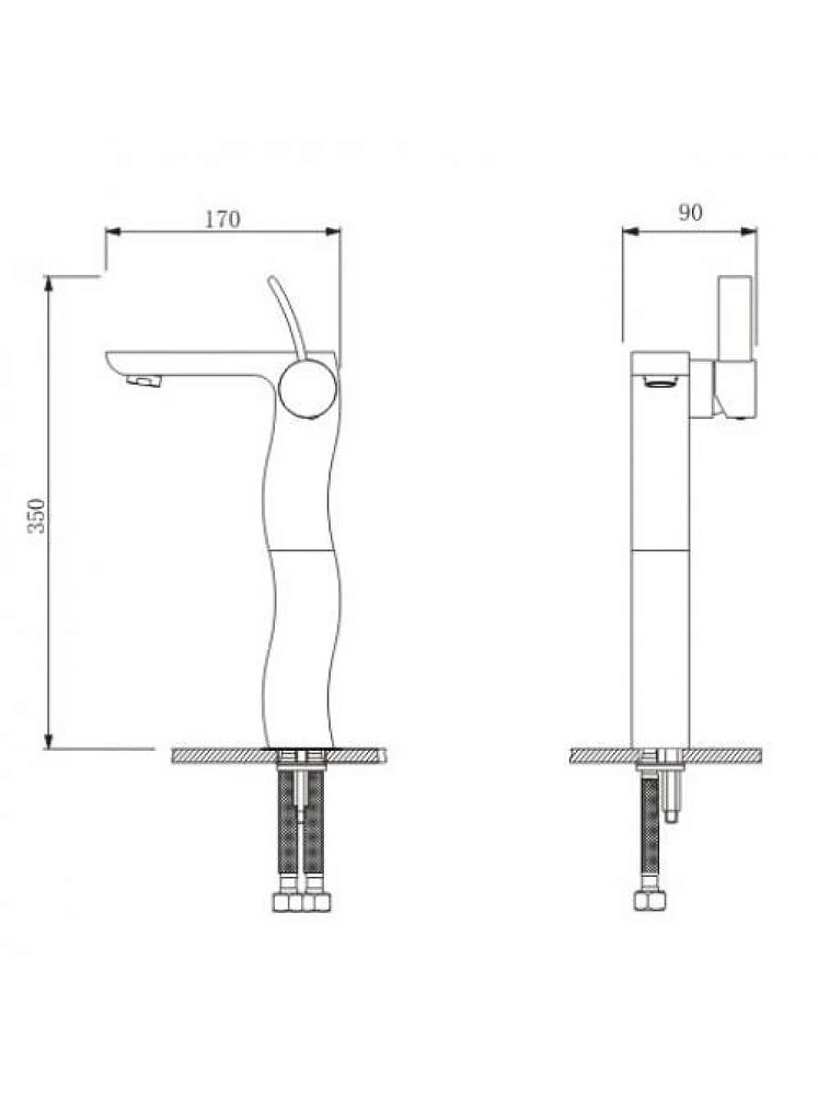 Смеситель для раковины Schein Swing 43221/8007002 хром