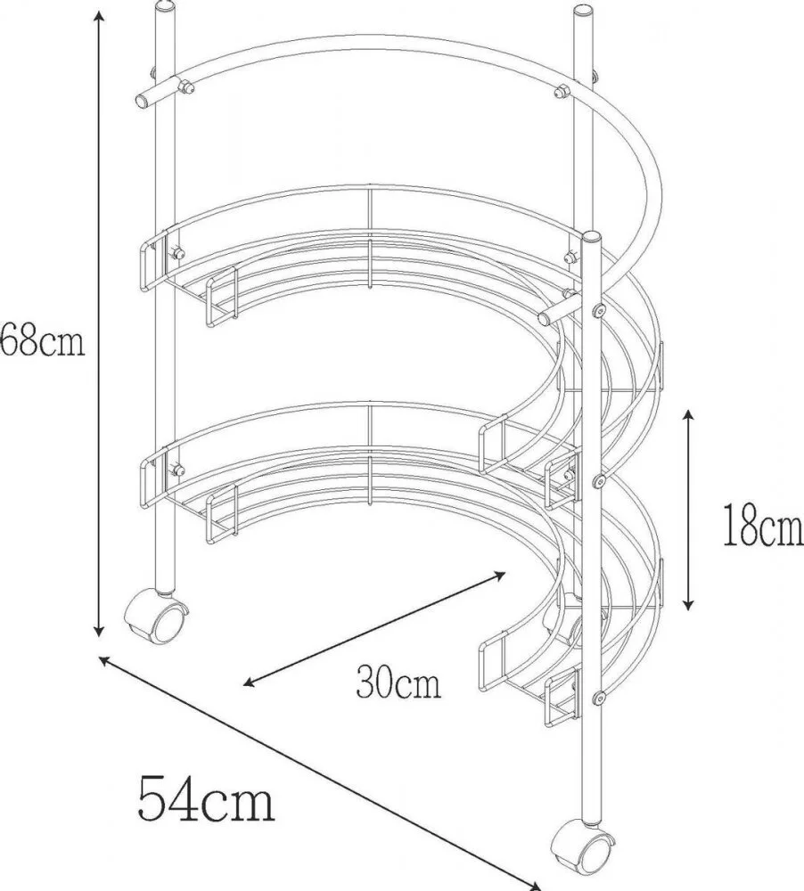 Полка MySpace TSR991 хром