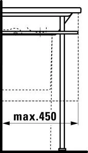 Раковина Laufen Living 1443.6 белый