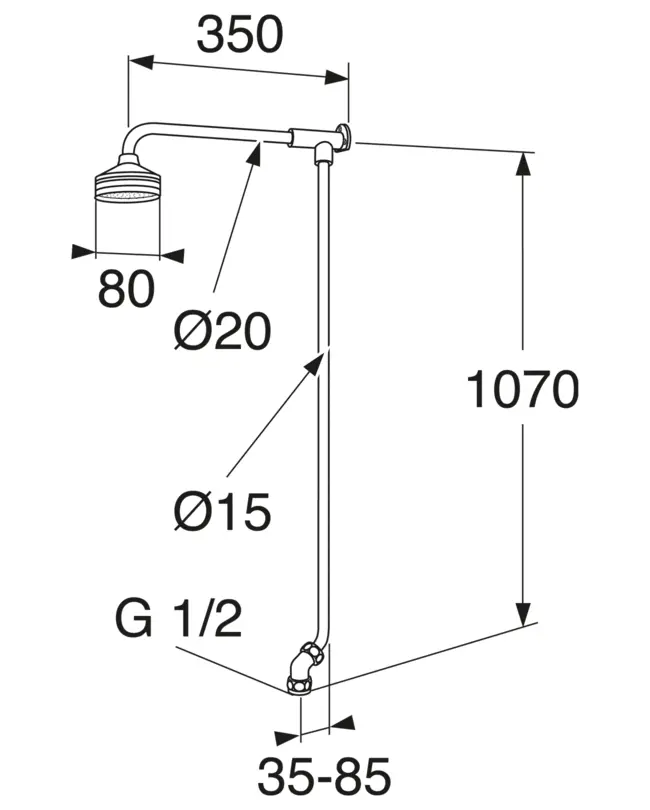 Душевой гарнитур Gustavsberg GB41103305 хром