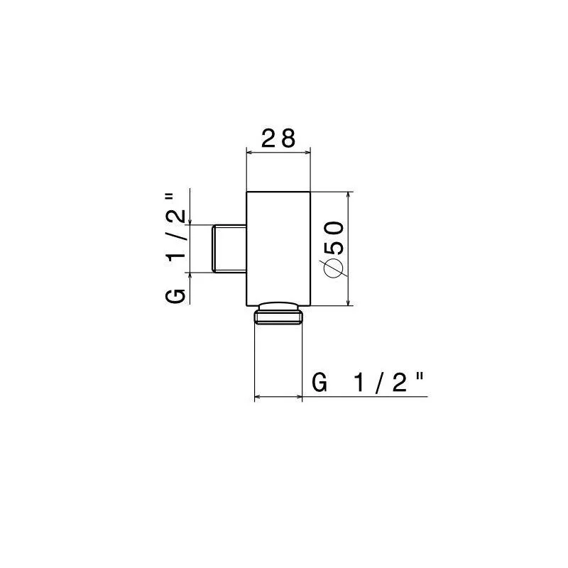 Шланговое подключение  Kerama Marazzi Ole 2299KM.M0.071 золото