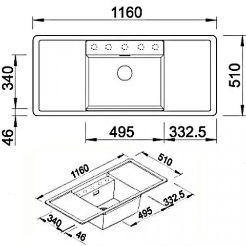 Кухонная мойка Blanco Alaros 516720 серый