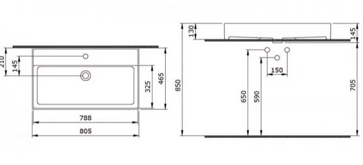 Раковина накладная Bocchi Milano 1377-004-0126 черный