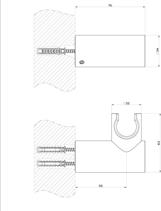 Держатель для душа Gessi Inciso 58160#246, золото