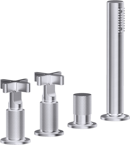 Смеситель на борт ванны Gessi Inciso 58143#149, finox