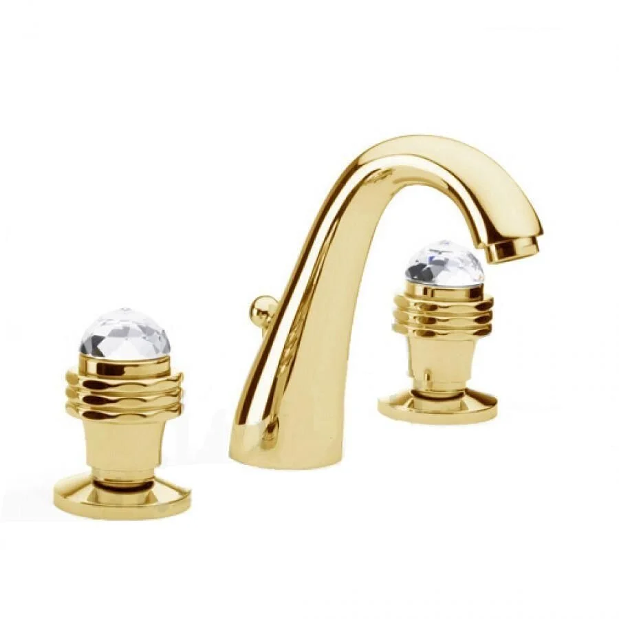 Высокий смеситель для раковины Effepi Crystal light Crystal Light 28038-gold