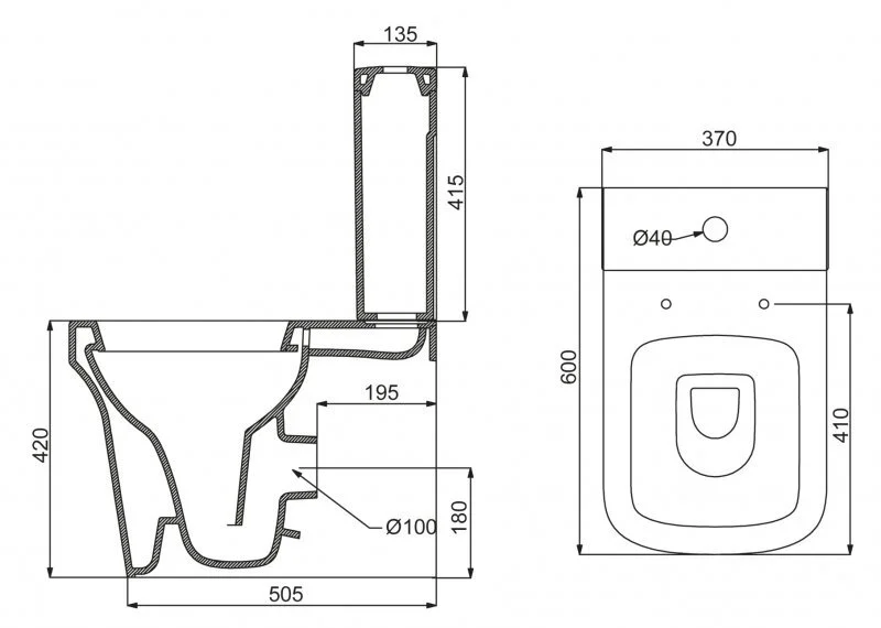 Напольный унитаз BelBagno Marco BB118CP