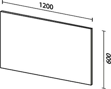 Зеркало Sanvit Кубэ 120