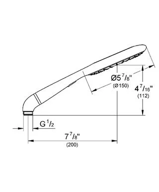 Ручной душ Grohe Rainshower Icon 27283000, хром