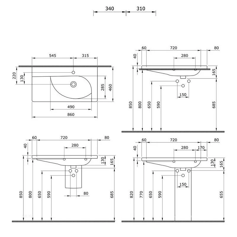 Раковина Bocchi Taormina Arch 1020-025-0126 коричневый