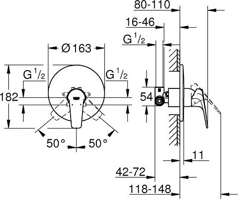 Смеситель для душа Grohe Start 29116000