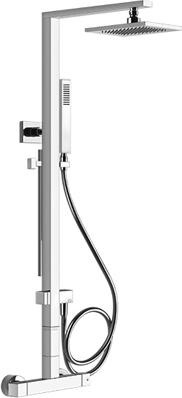 Душевая стойка хром Gessi Rettangolo 23451#031