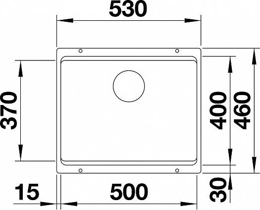 Кухонная мойка Blanco Etagon 500-U 522232 Silgranit жасмин