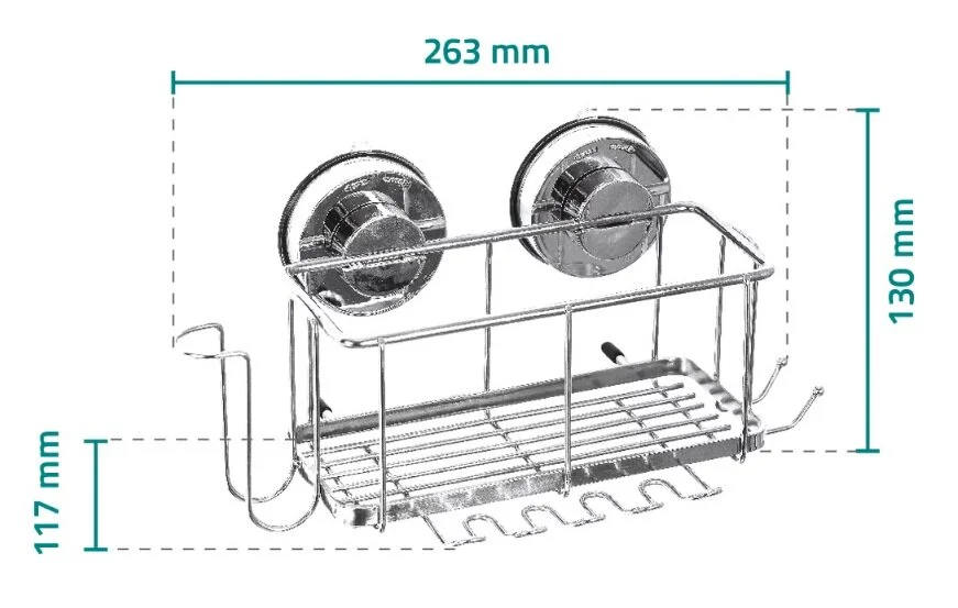 Полка Ridder 12113000 хром