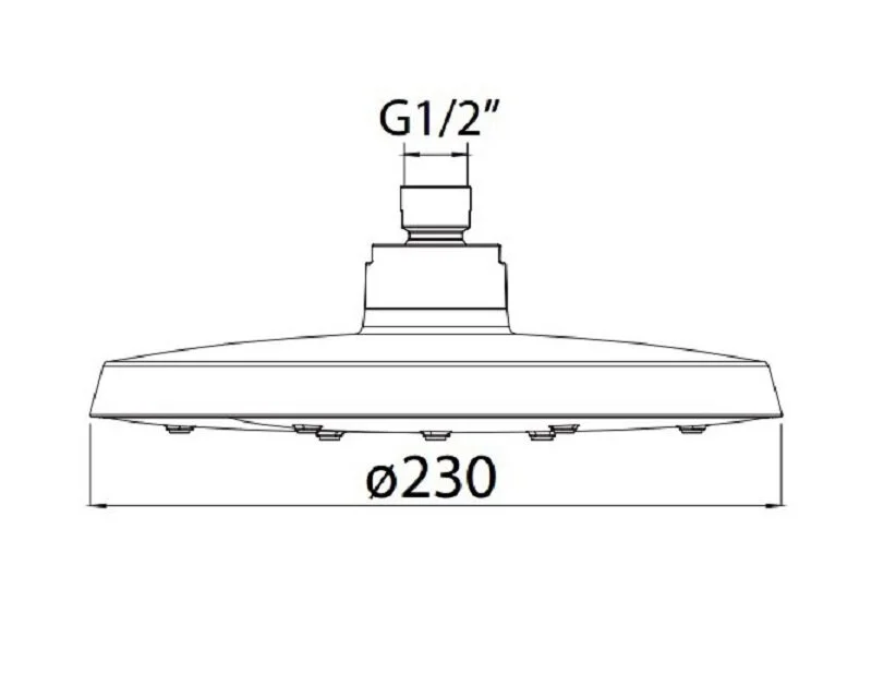 Душ верхний Clever Beam 60303 хром