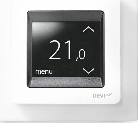 Терморегулятор Devi Touch polar white белый