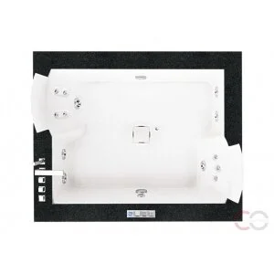 Акриловая ванна Jacuzzi Aura Plus 9H43-501A белый