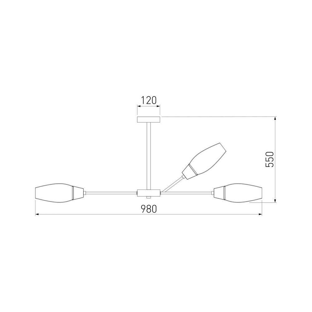 Подвесная люстра Eurosvet Thalia 60140/12 золото