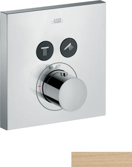 Термостат для душа Axor ShowerSelect 36715140, бронза