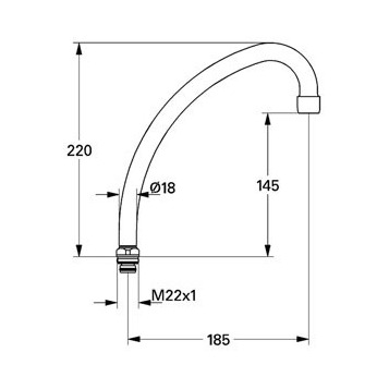 Излив Grohe 13073000