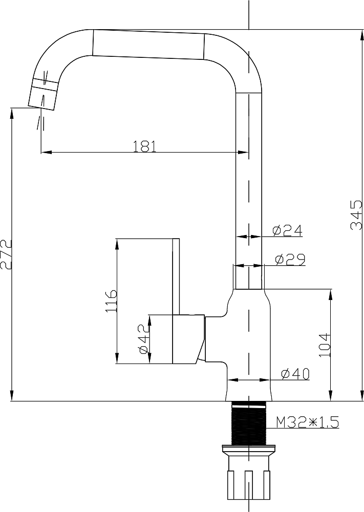 Комплект Мойка кухонная Domaci Болонья М-151-007 антрацит + Смеситель STWORKI