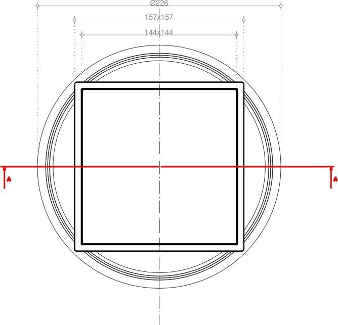 Душевой трап Pestan Confluo Standard Plate Vertical 13702561, хром