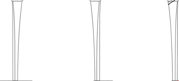 Ножки для раковины ArtCeram Civitas CIC002 34 00, серый