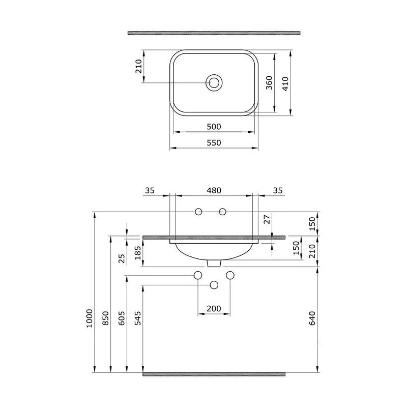 Раковина Bocchi Scala 1006-010-0125 синий